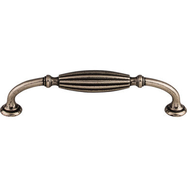 Top Knobs M143: 5-1/16" cc Tuscany D-Handle Cabinet Pull - Pewter Antique