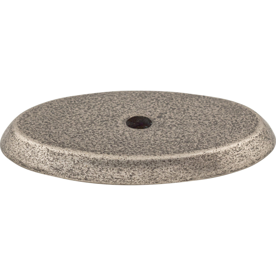 Top Knobs M1440: Aspen Oval Backplate - Silicon Bronze Light