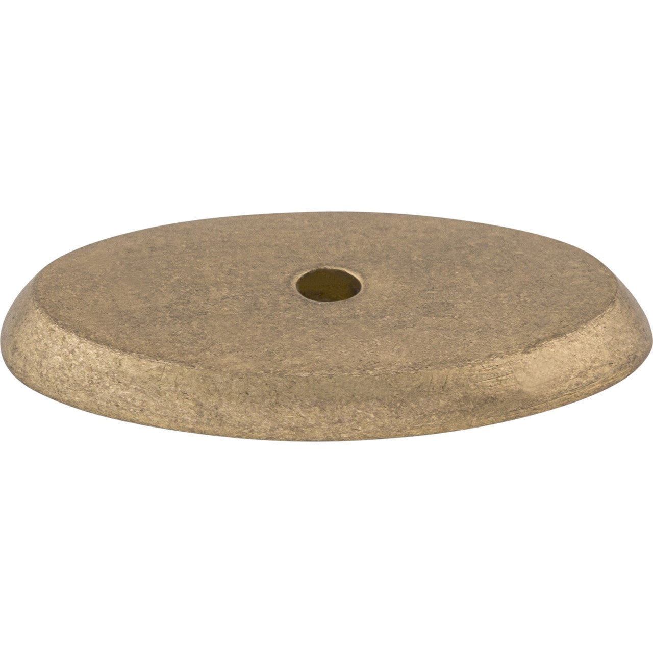 Top Knobs M1441: Aspen Oval Backplate - Light Bronze
