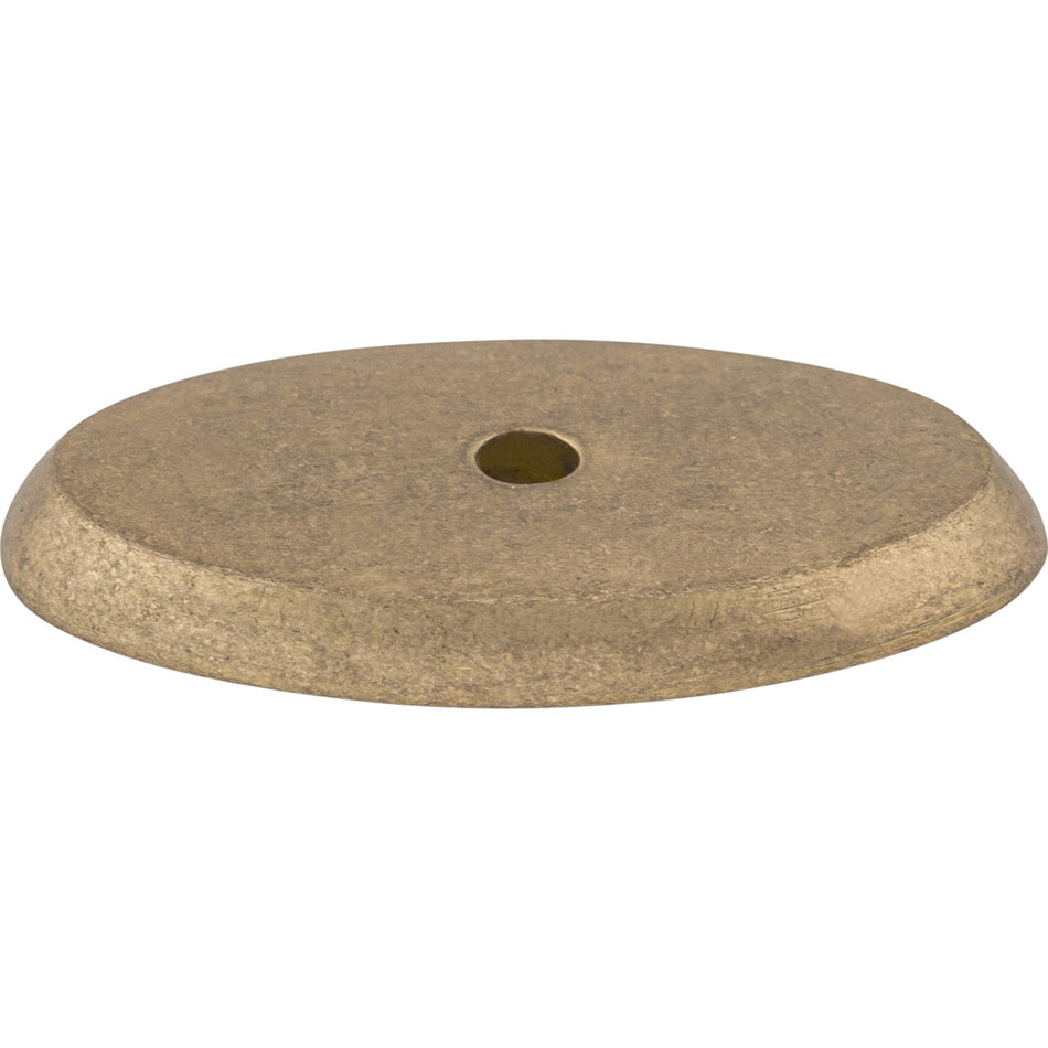 Top Knobs M1441: Aspen Oval Backplate - Light Bronze