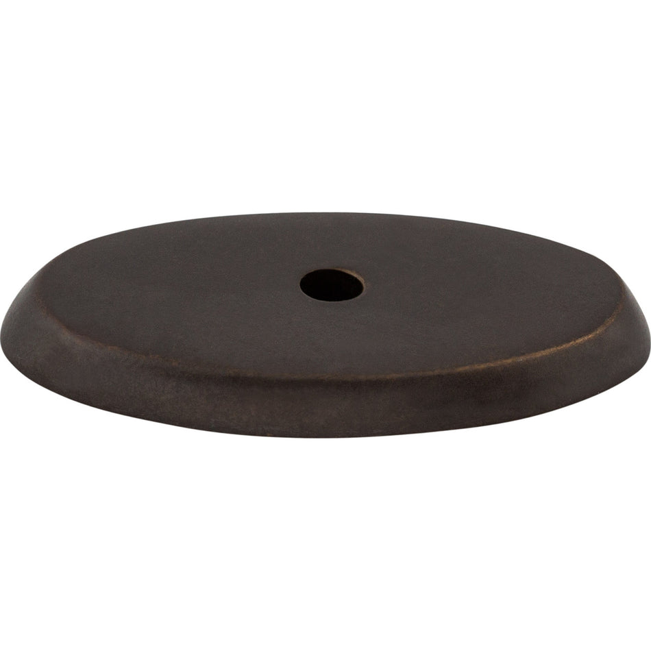 Top Knobs M1442: Aspen Oval Backplate - Medium Bronze