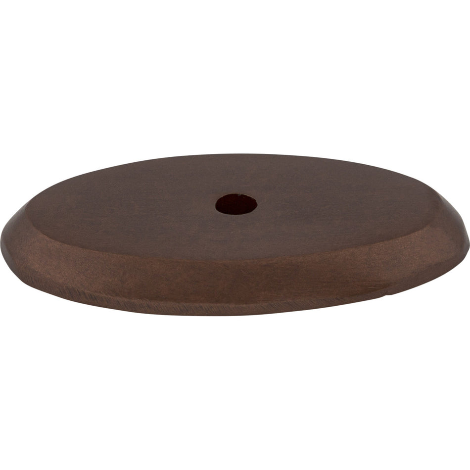 Top Knobs M1443: Aspen Oval Backplate - Mahogany Bronze