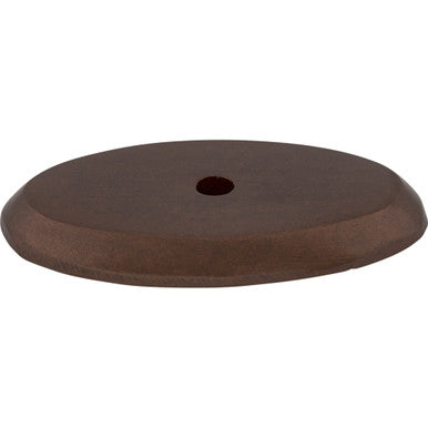 Top Knobs M1443: Aspen Oval Backplate - Mahogany Bronze
