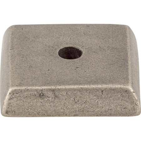 Top Knobs M1445: Aspen Square Backplate - Silicon Bronze Light