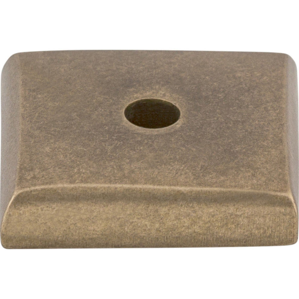 Top Knobs M1446: Aspen Square Backplate - Light Bronze