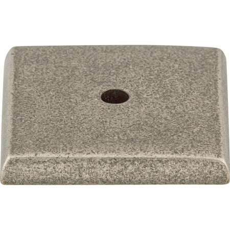 Top Knobs M1450: Aspen Square Backplate - Silicon Bronze Light