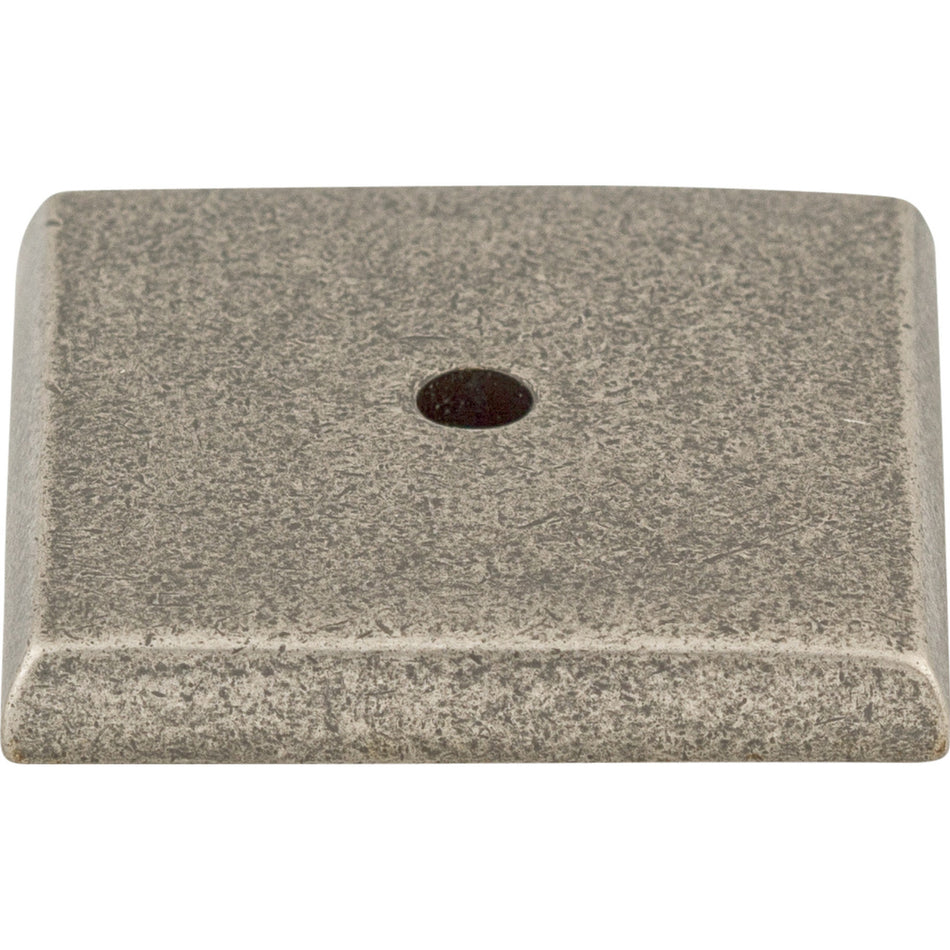 Top Knobs M1450: Aspen Square Backplate - Silicon Bronze Light