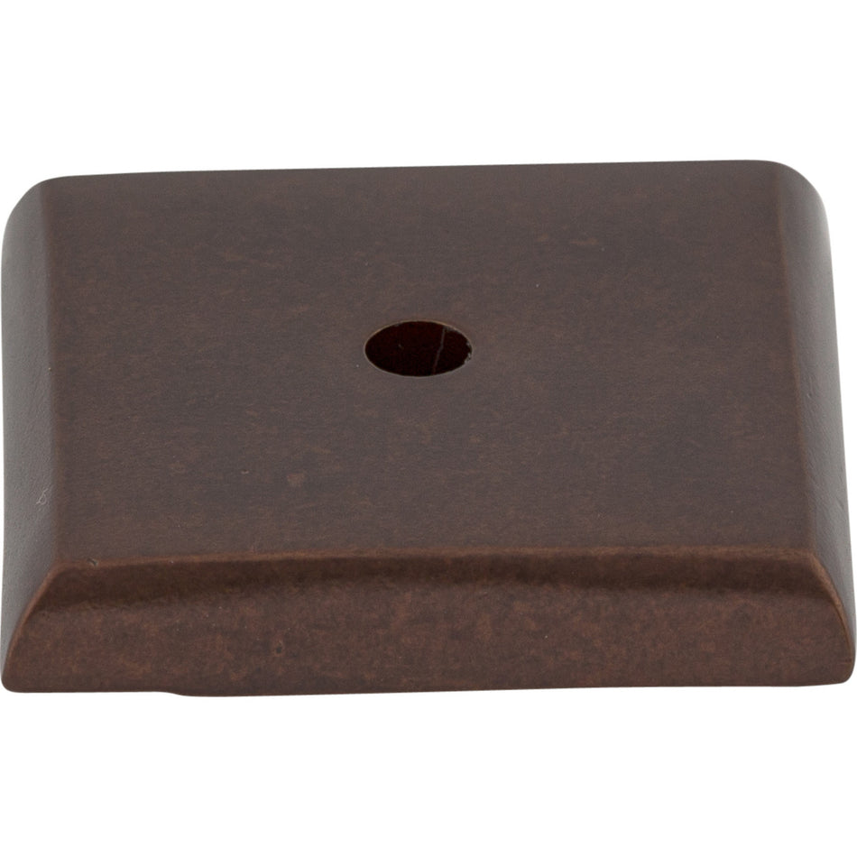 Top Knobs M1453: Aspen Square Backplate - Mahogany Bronze