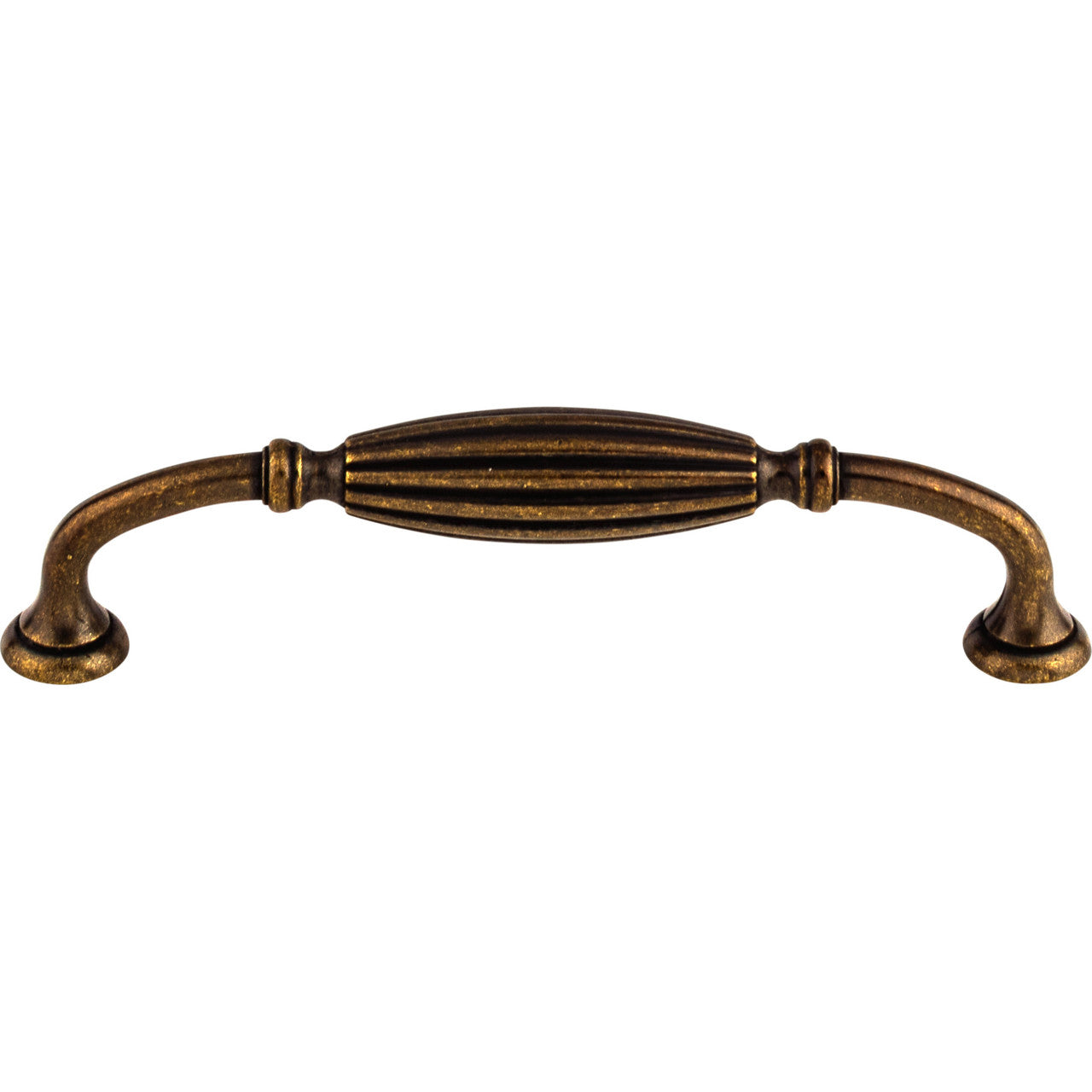 Top Knobs M145: 5-1/16" cc Tuscany D-Handle Cabinet Pull - German Bronze