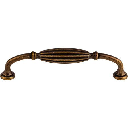Top Knobs M145: 5-1/16" cc Tuscany D-Handle Cabinet Pull - German Bronze