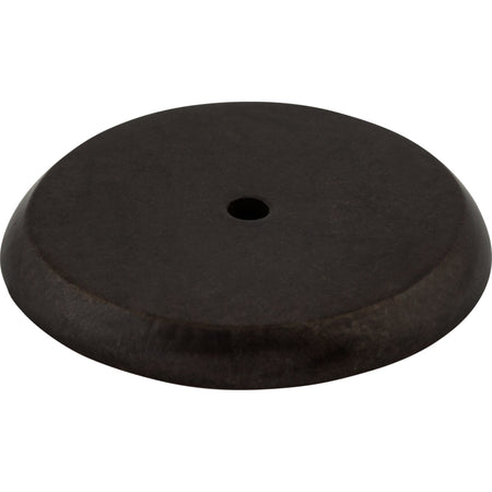 Top Knobs M1467: Aspen Round Backplate - Medium Bronze