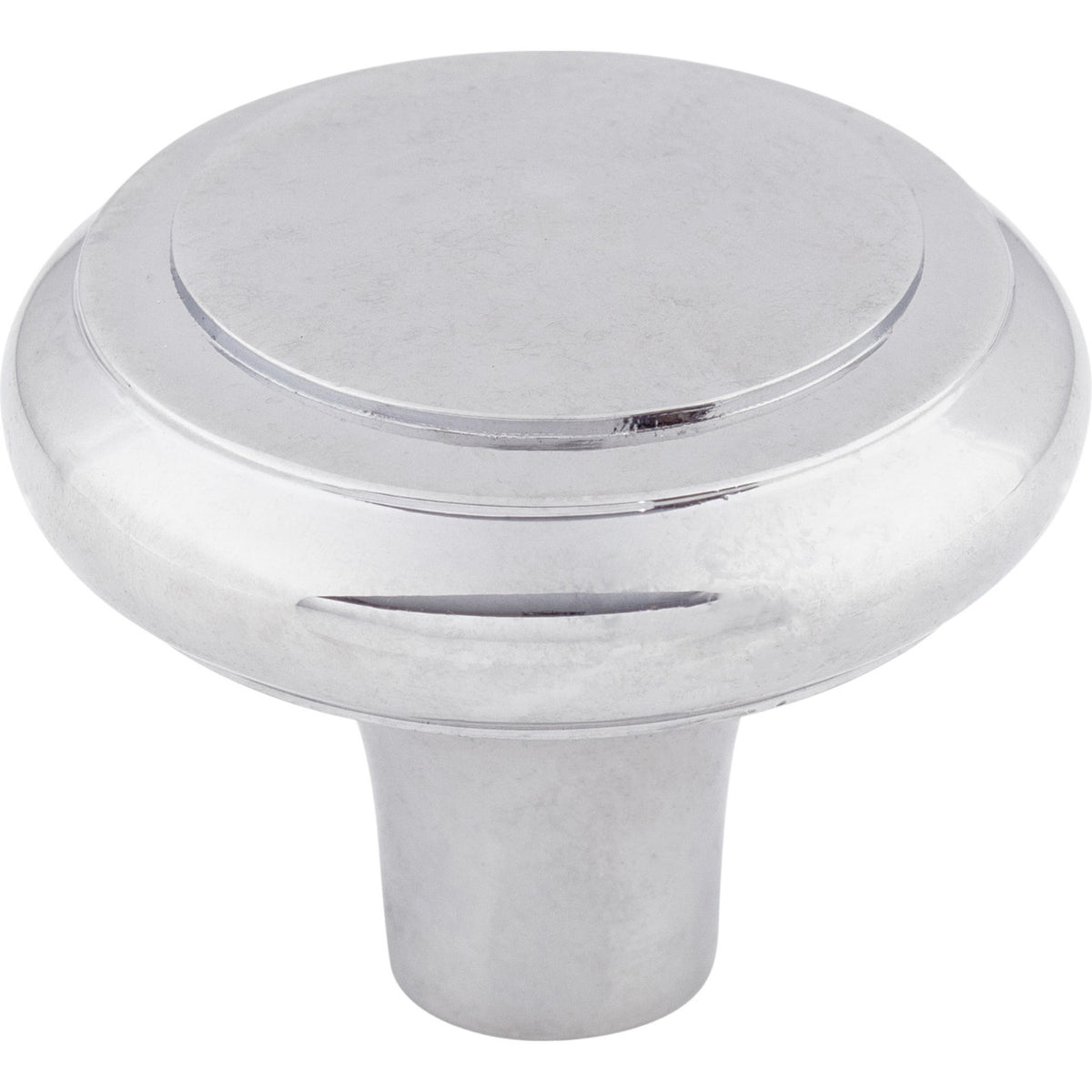 Top Knobs M1478: 1-3/4" Aspen Round Button Cabinet Knob - Mahogany Bronze