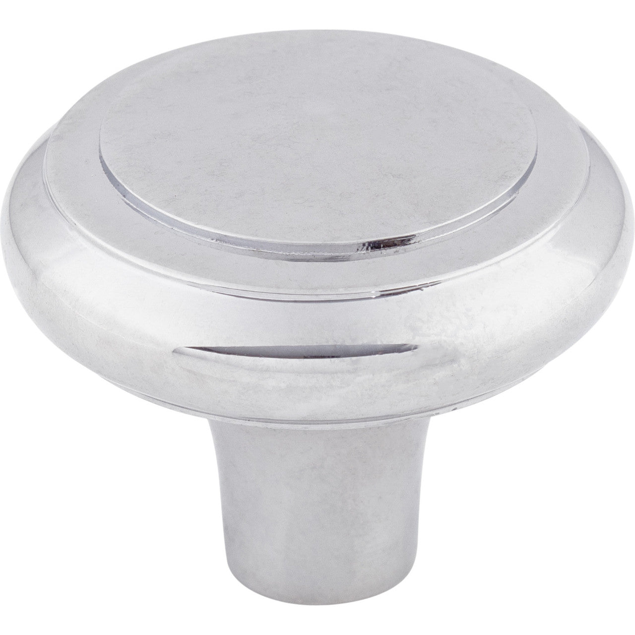 Top Knobs M1478: 1-3/4" Aspen Round Button Cabinet Knob - Mahogany Bronze
