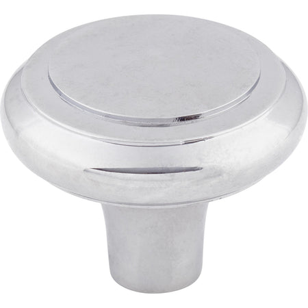 Top Knobs M1478: 1-3/4" Aspen Round Button Cabinet Knob - Mahogany Bronze