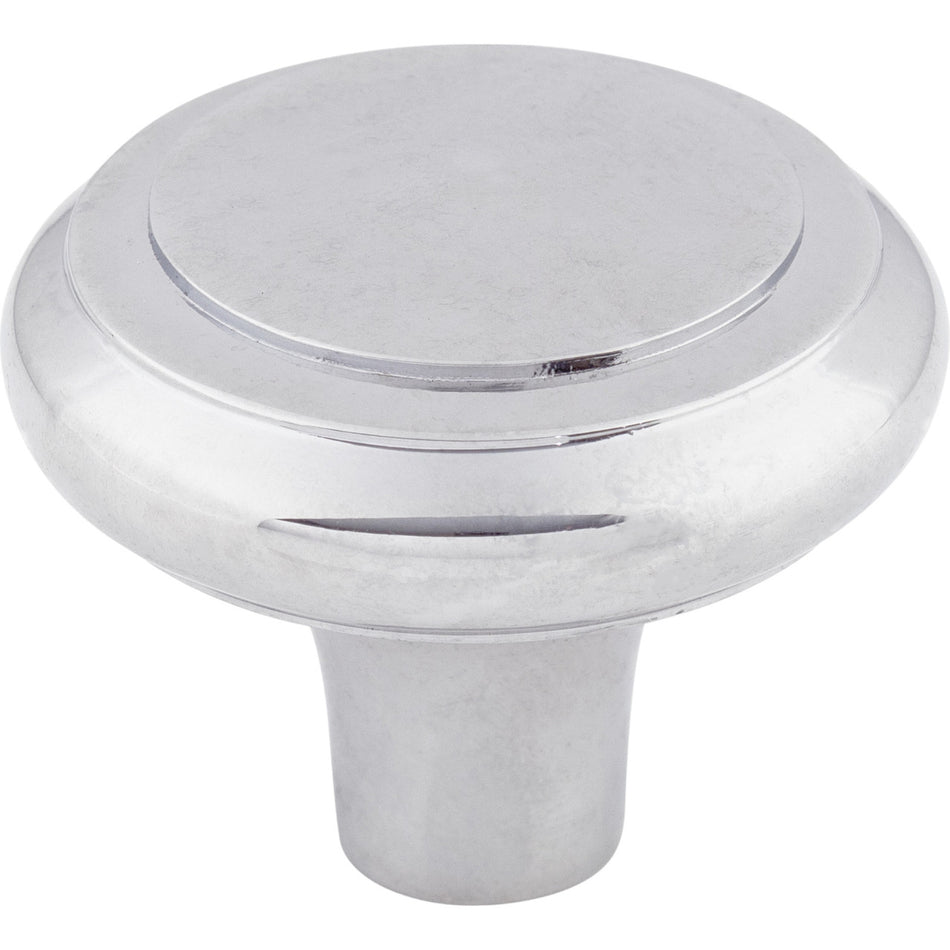 Top Knobs M1478: 1-3/4" Aspen Round Button Cabinet Knob - Mahogany Bronze
