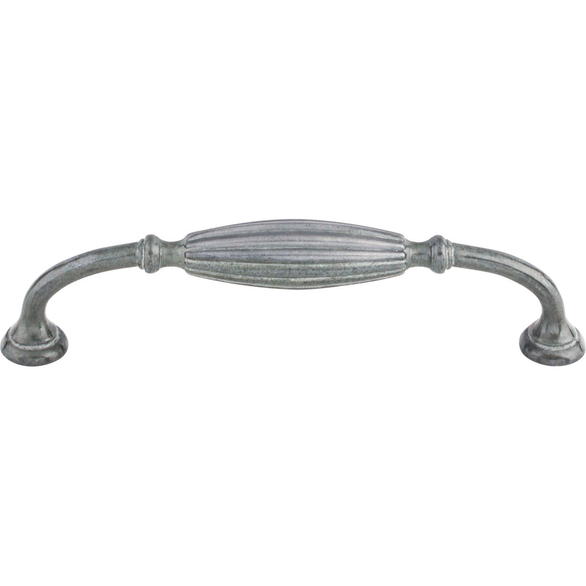 Top Knobs M147: 5-1/16" cc Tuscany D-Handle Cabinet Pull - Pewter Light