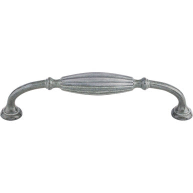 Top Knobs M147: 5-1/16" cc Tuscany D-Handle Cabinet Pull - Pewter Light