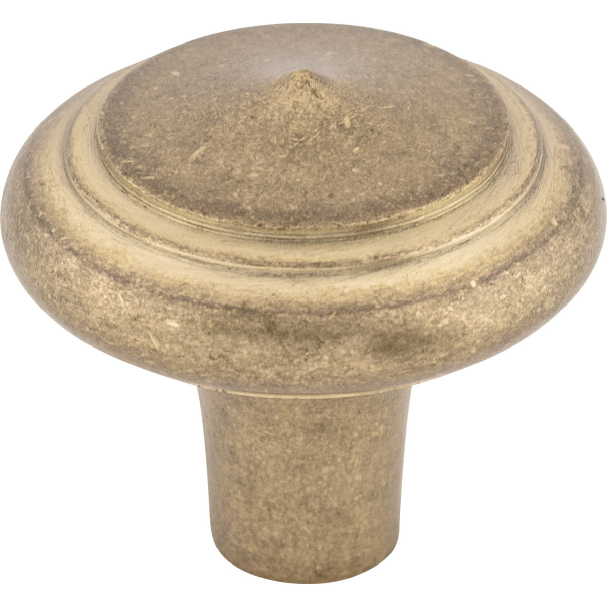 Top Knobs M1491: 1-5/8" Aspen Round Peak Cabinet Knob - Light Bronze