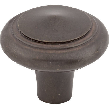 Top Knobs M1492: 1-5/8" Aspen Round Peak Cabinet Knob - Medium Bronze