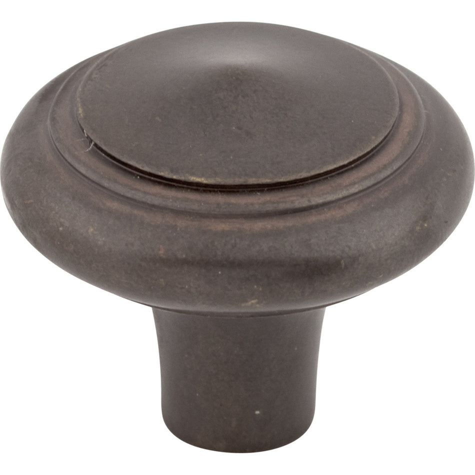 Top Knobs M1492: 1-5/8" Aspen Round Peak Cabinet Knob - Medium Bronze