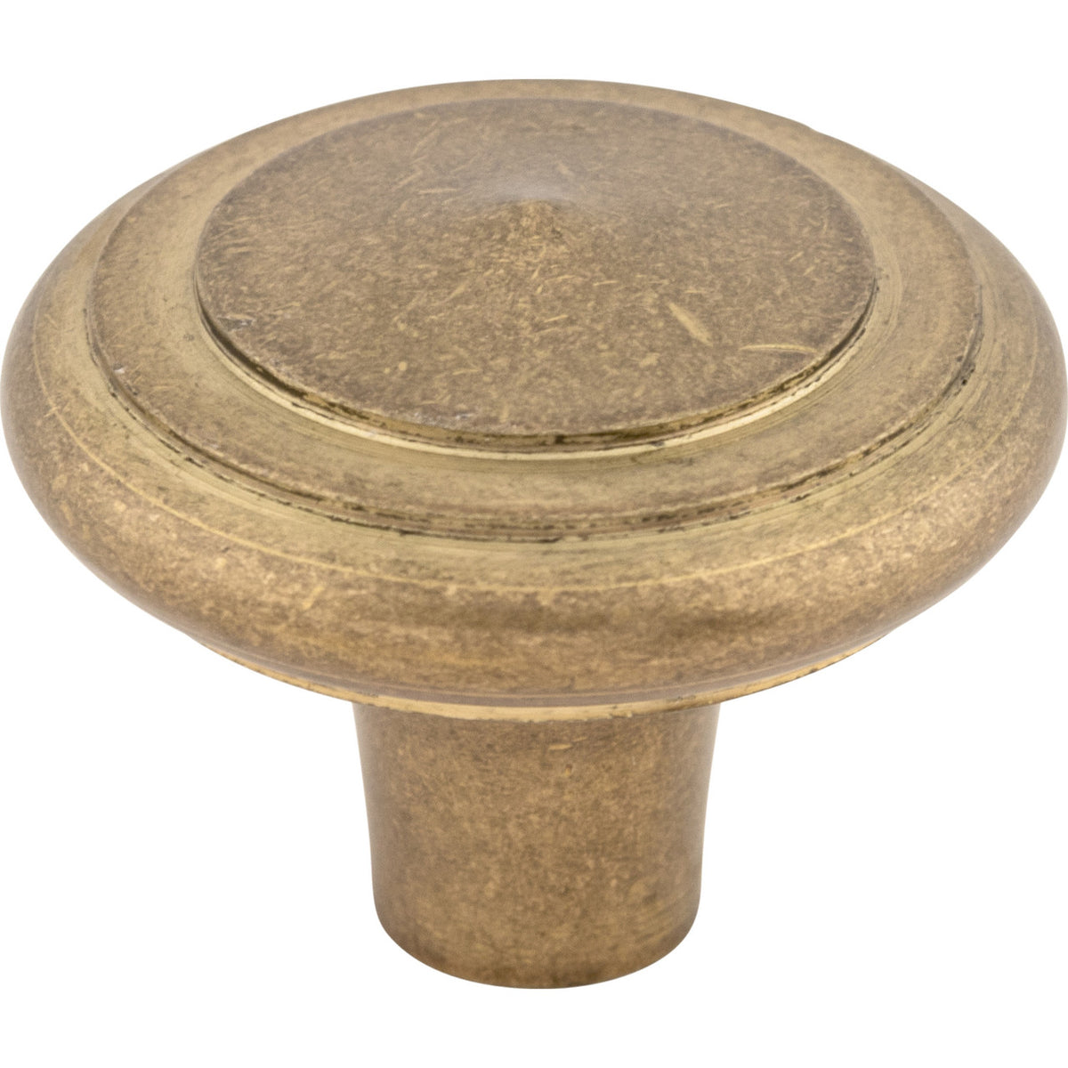 Top Knobs M1496: 2" Aspen Round Peak Cabinet Knob - Light Bronze