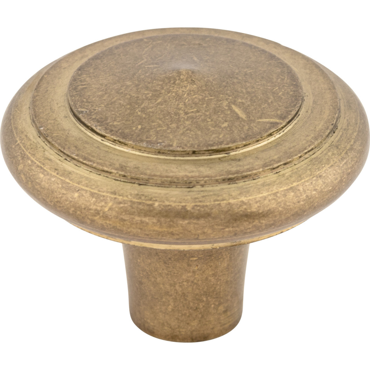 Top Knobs M1496: 2" Aspen Round Peak Cabinet Knob - Light Bronze