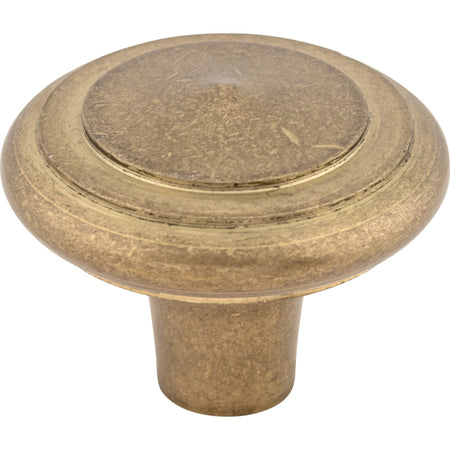 Top Knobs M1496: 2" Aspen Round Peak Cabinet Knob - Light Bronze