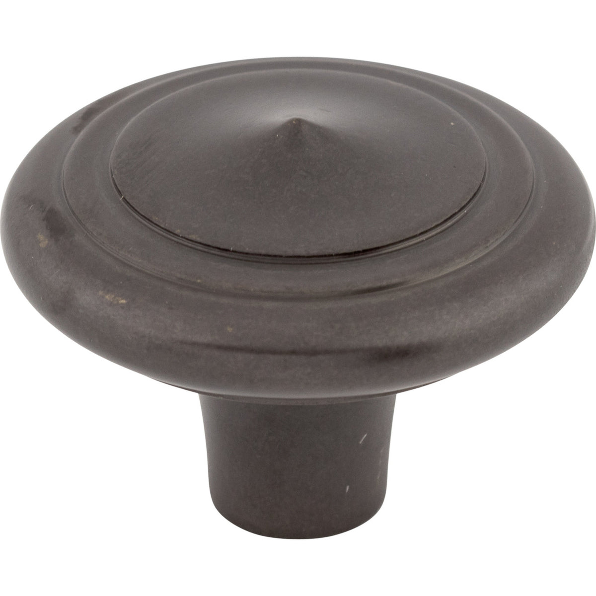 Top Knobs M1497: 2" Aspen Round Peak Cabinet Knob - Medium Bronze