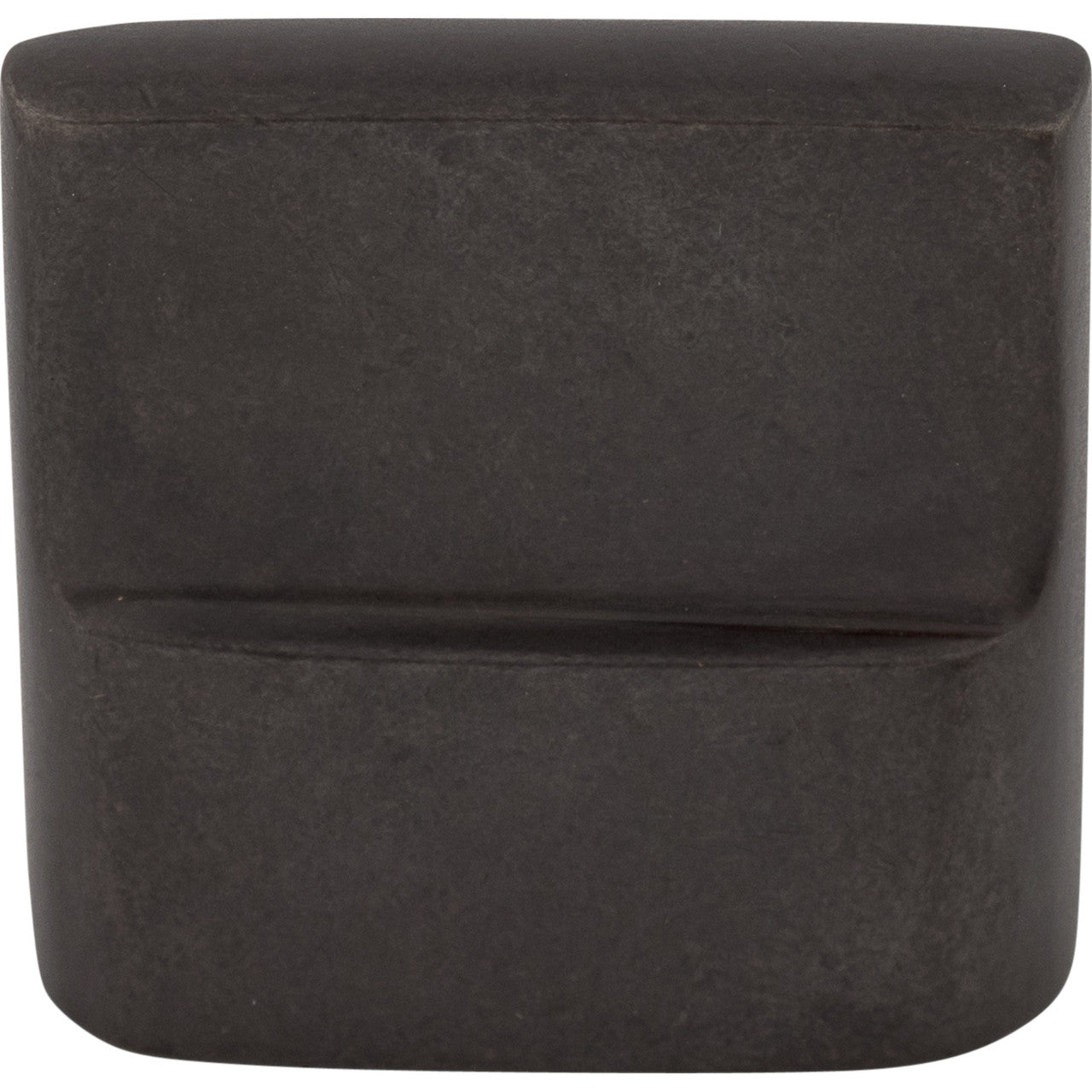 Top Knobs M1502: 1-3/8" Aspen Flat Sided Cabinet Knob - Medium Bronze