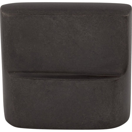 Top Knobs M1502: 1-3/8" Aspen Flat Sided Cabinet Knob - Medium Bronze
