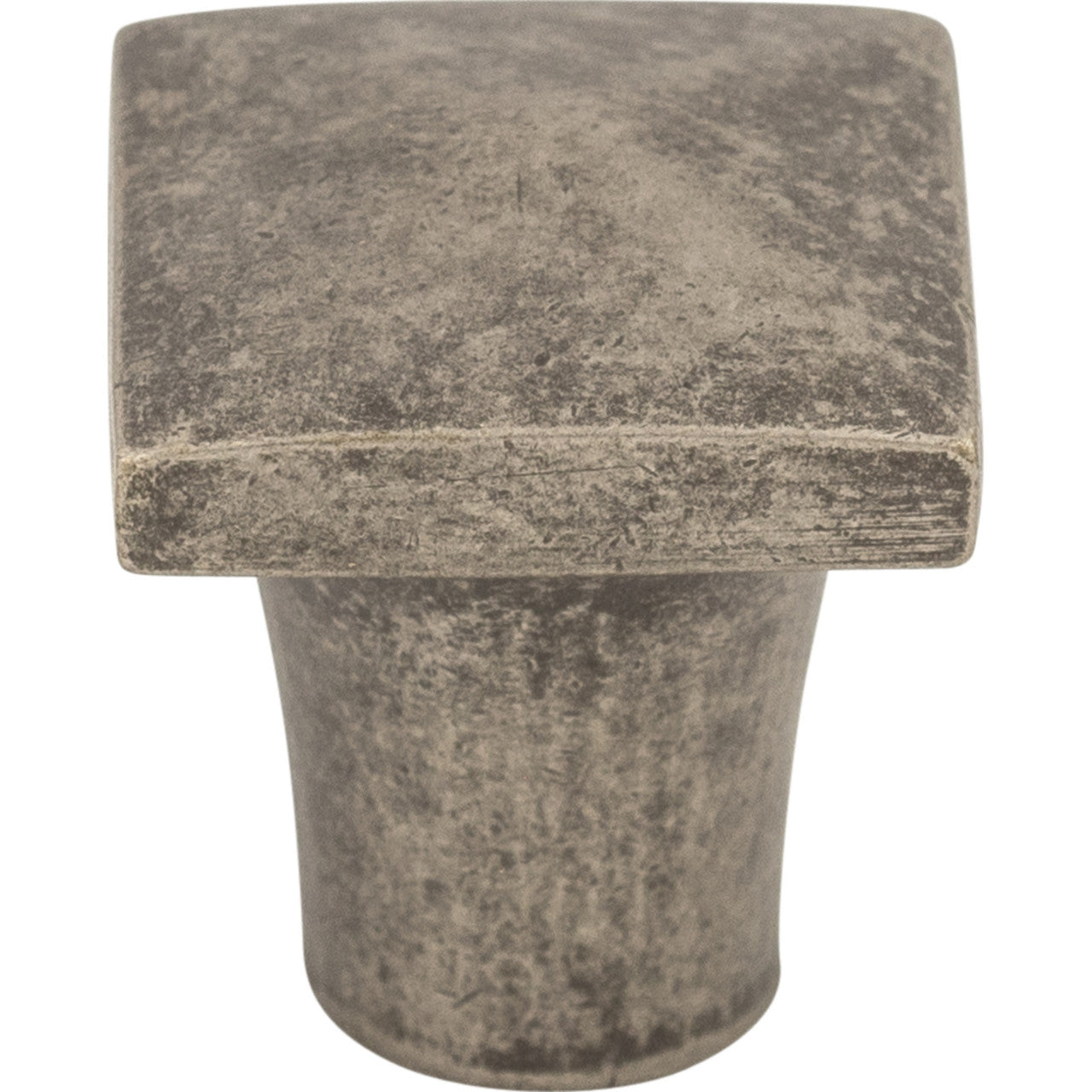 Top Knobs M1505: 3/4" Aspen Square Cabinet Knob - Silicon Bronze Light