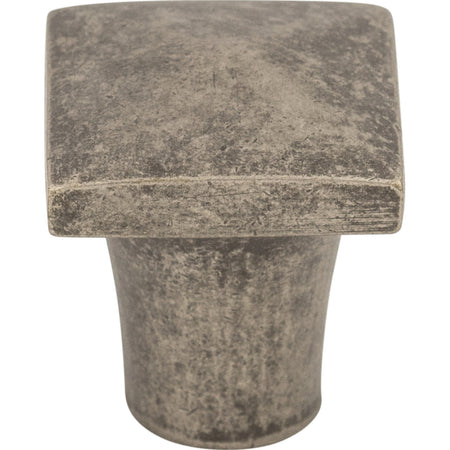 Top Knobs M1505: 3/4" Aspen Square Cabinet Knob - Silicon Bronze Light