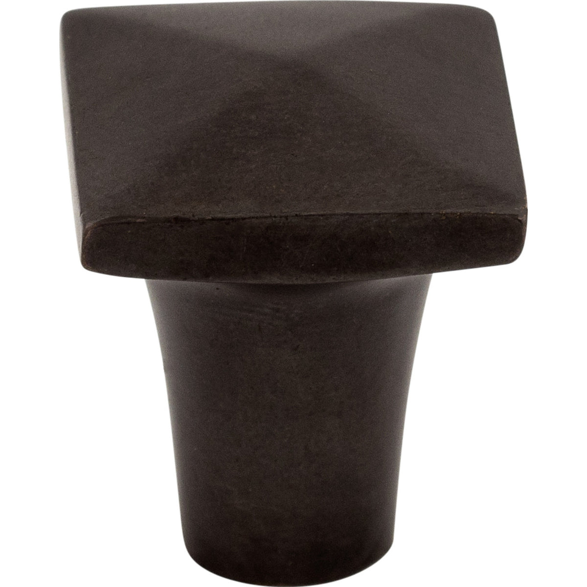 Top Knobs M1512: 7/8" Aspen Square Cabinet Knob - Medium Bronze