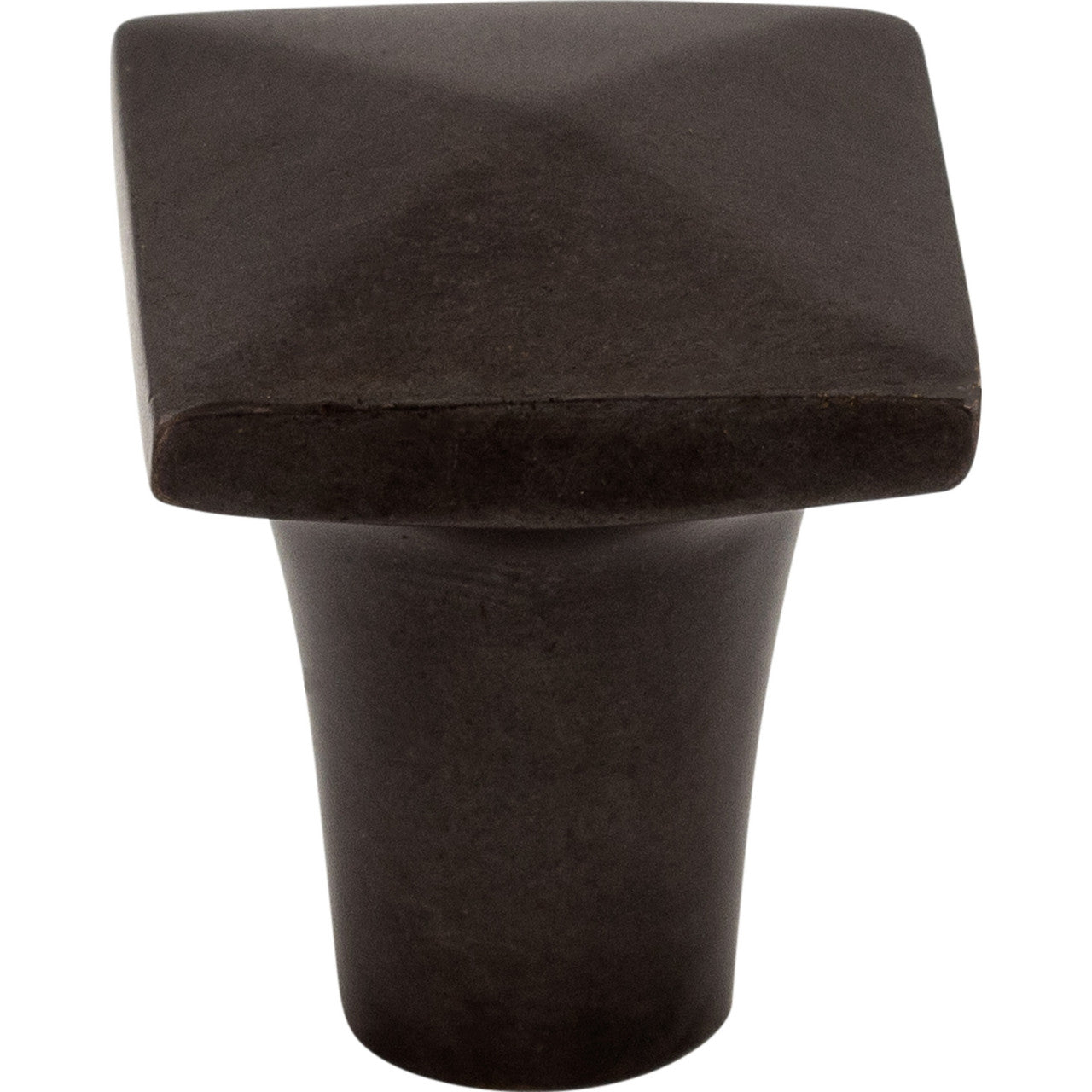 Top Knobs M1512: 7/8" Aspen Square Cabinet Knob - Medium Bronze