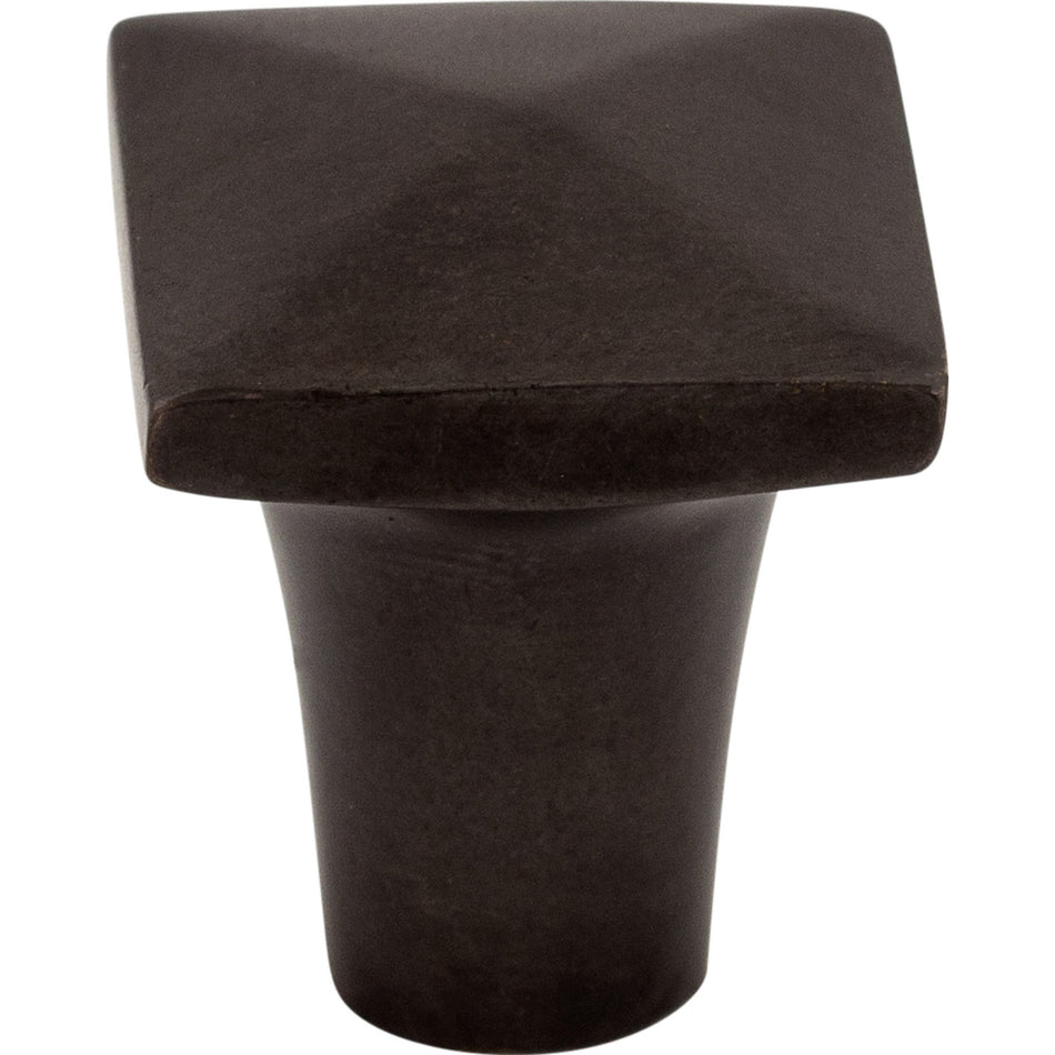 Top Knobs M1512: 7/8" Aspen Square Cabinet Knob - Medium Bronze