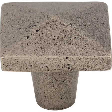 Top Knobs M1520: 1-1/2" Aspen Square Cabinet Knob - Silicon Bronze Light