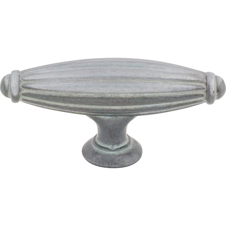 Top Knobs M152: 2-5/8" Tuscany T-Bar Cabinet Knob - Pewter Light
