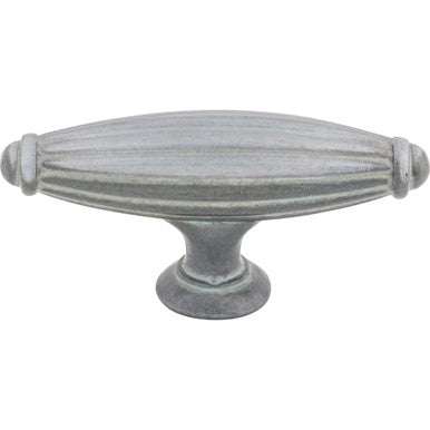Top Knobs M152: 2-5/8" Tuscany T-Bar Cabinet Knob - Pewter Light