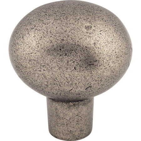 Top Knobs M1530: 1-7/16" Aspen Egg Cabinet Knob - Silicon Bronze Light