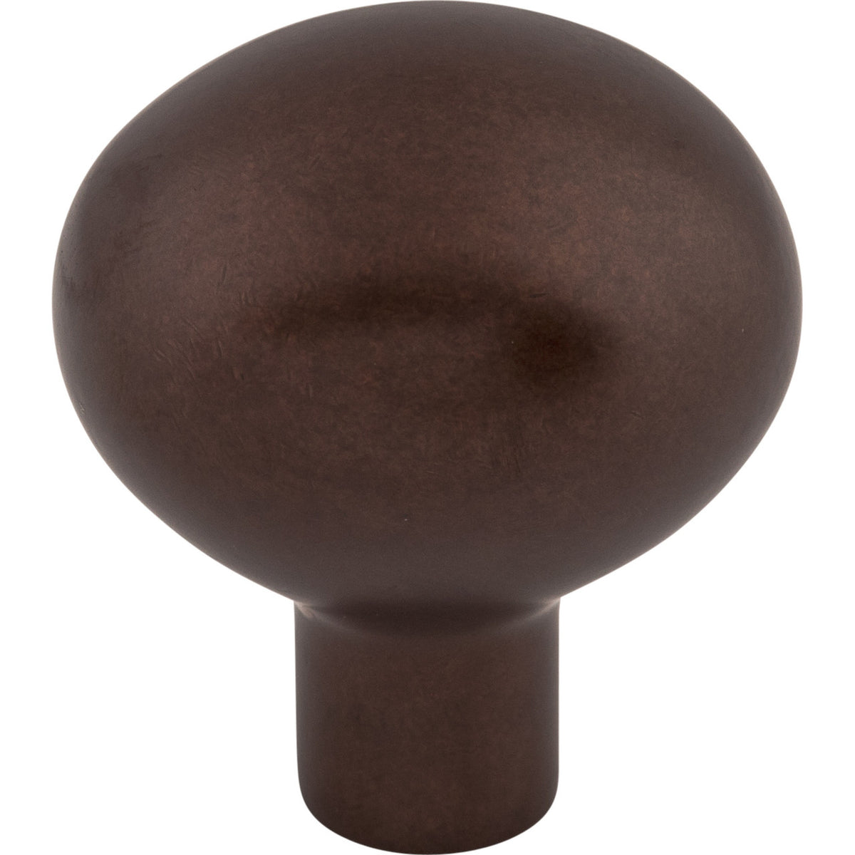 Top Knobs M1533: 1-7/16" Aspen Egg Cabinet Knob - Mahogany Bronze