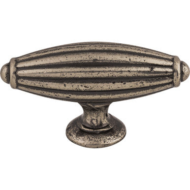 Top Knobs M153:  2-7/8" Tuscany T-Bar Cabinet Knob - Pewter Antique