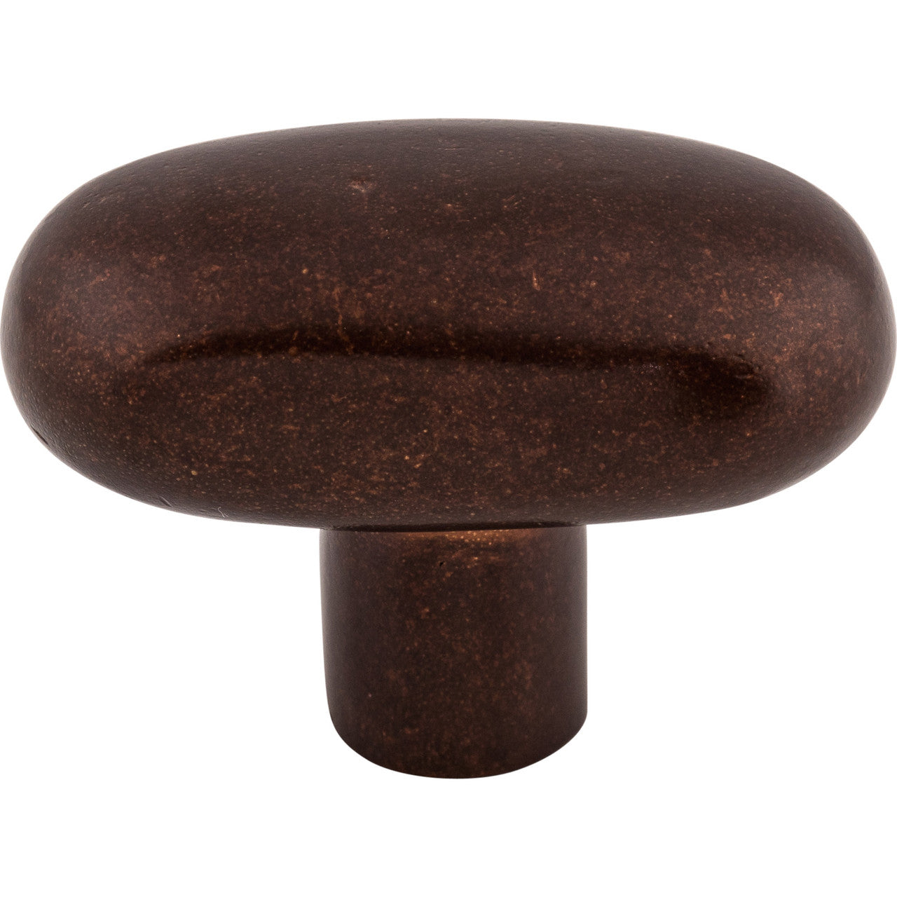 Top Knobs M1543: 2" Aspen Potato Cabinet Knob - Mahogany Bronze