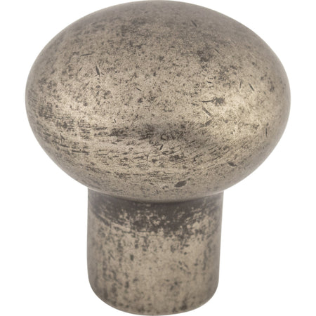 Top Knobs M1545: 7/8" Aspen Round Cabinet Knob - Silicon Bronze Light