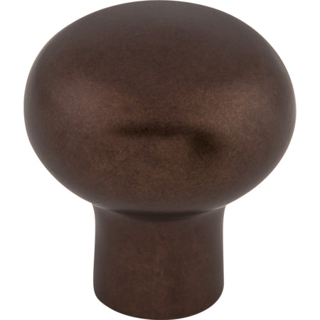 Top Knobs M1548: 7/8" Aspen Round Cabinet Knob - Mahogany Bronze