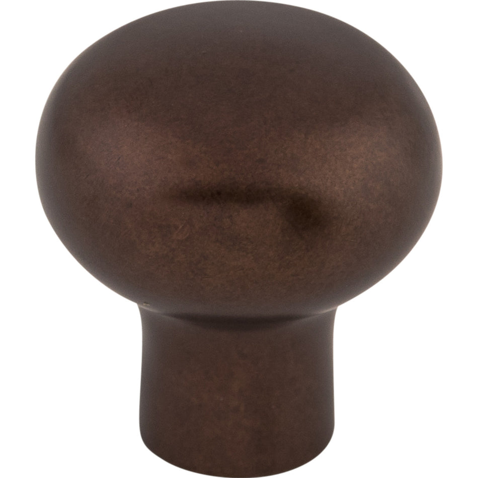 Top Knobs M1548: 7/8" Aspen Round Cabinet Knob - Mahogany Bronze