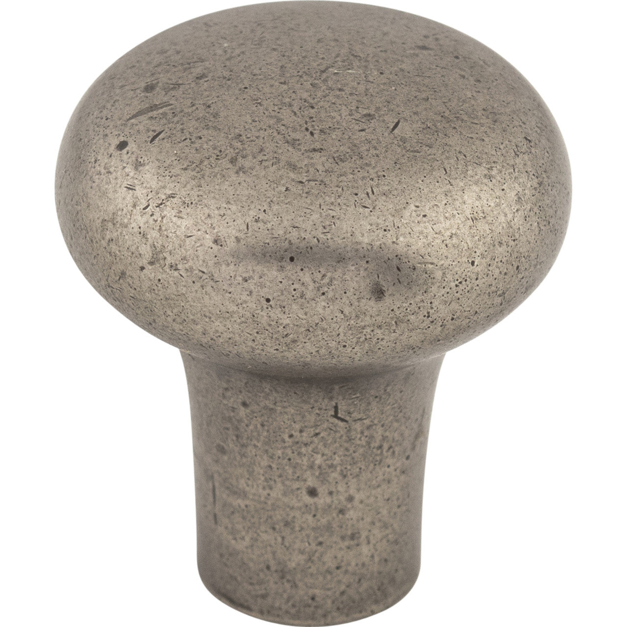 Top Knobs M1550: 1-1/8" Aspen Round Cabinet Knob - Silicon Bronze Light