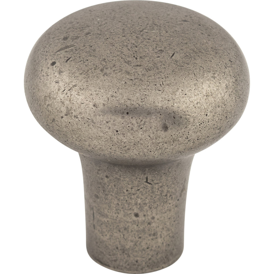 Top Knobs M1550: 1-1/8" Aspen Round Cabinet Knob - Silicon Bronze Light