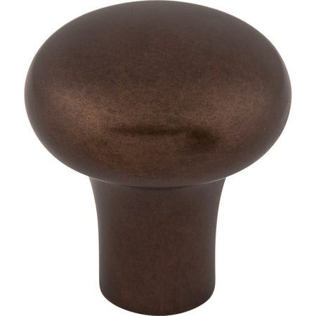 Top Knobs M1553: 1-1/8" Aspen Round Cabinet Knob - Mahogany Bronze