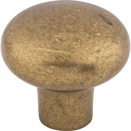Top Knobs M1556: 1-3/8" Aspen Round Cabinet Knob - Light Bronze