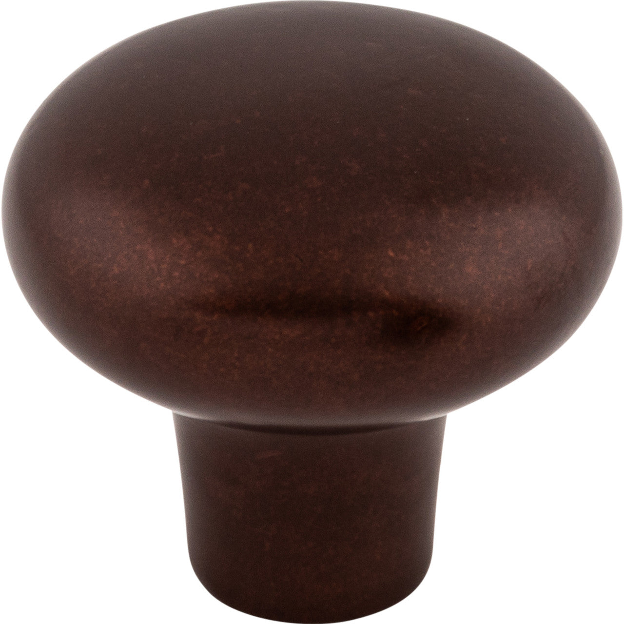 Top Knobs M1558: 1-3/8" Aspen Round Cabinet Knob - Mahogany Bronze